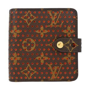 Louis Vuitton Monogram Perfo Compact Zip Wallet